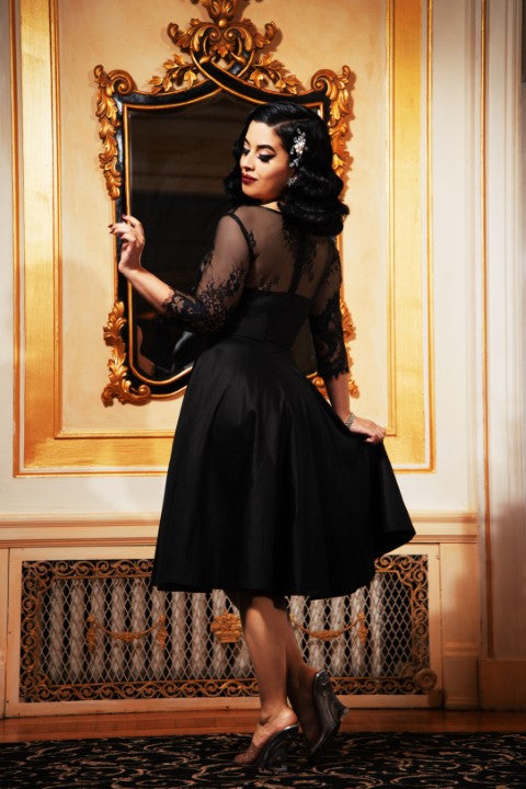 The Julia Swing Dress in Black