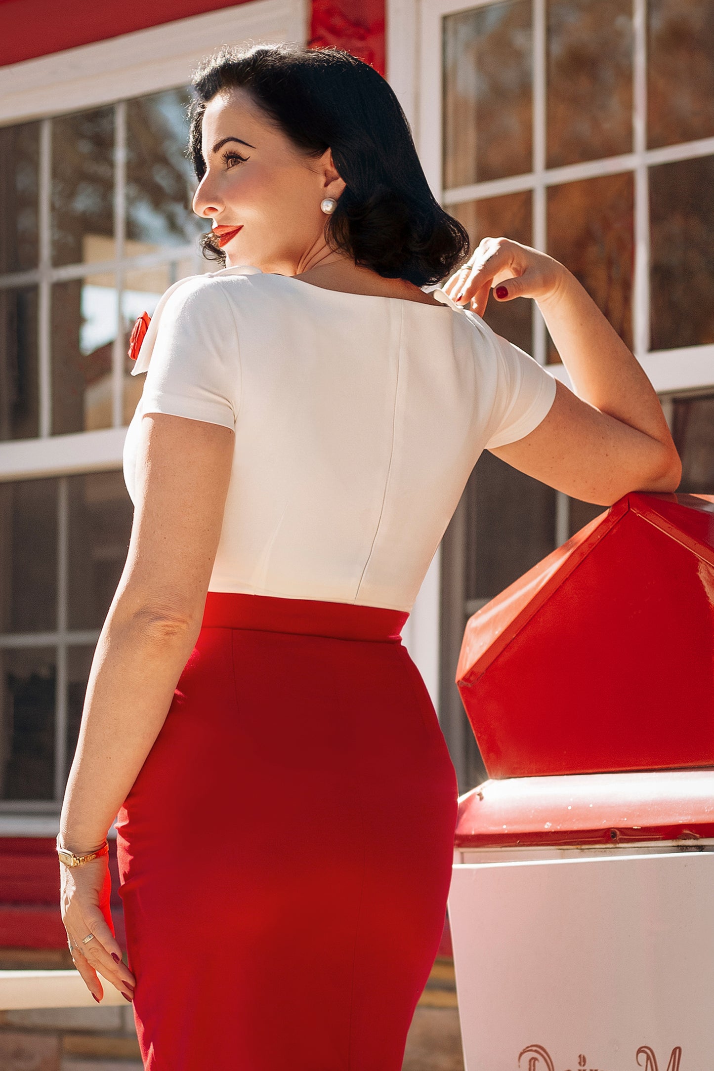 The Giulia Top in White