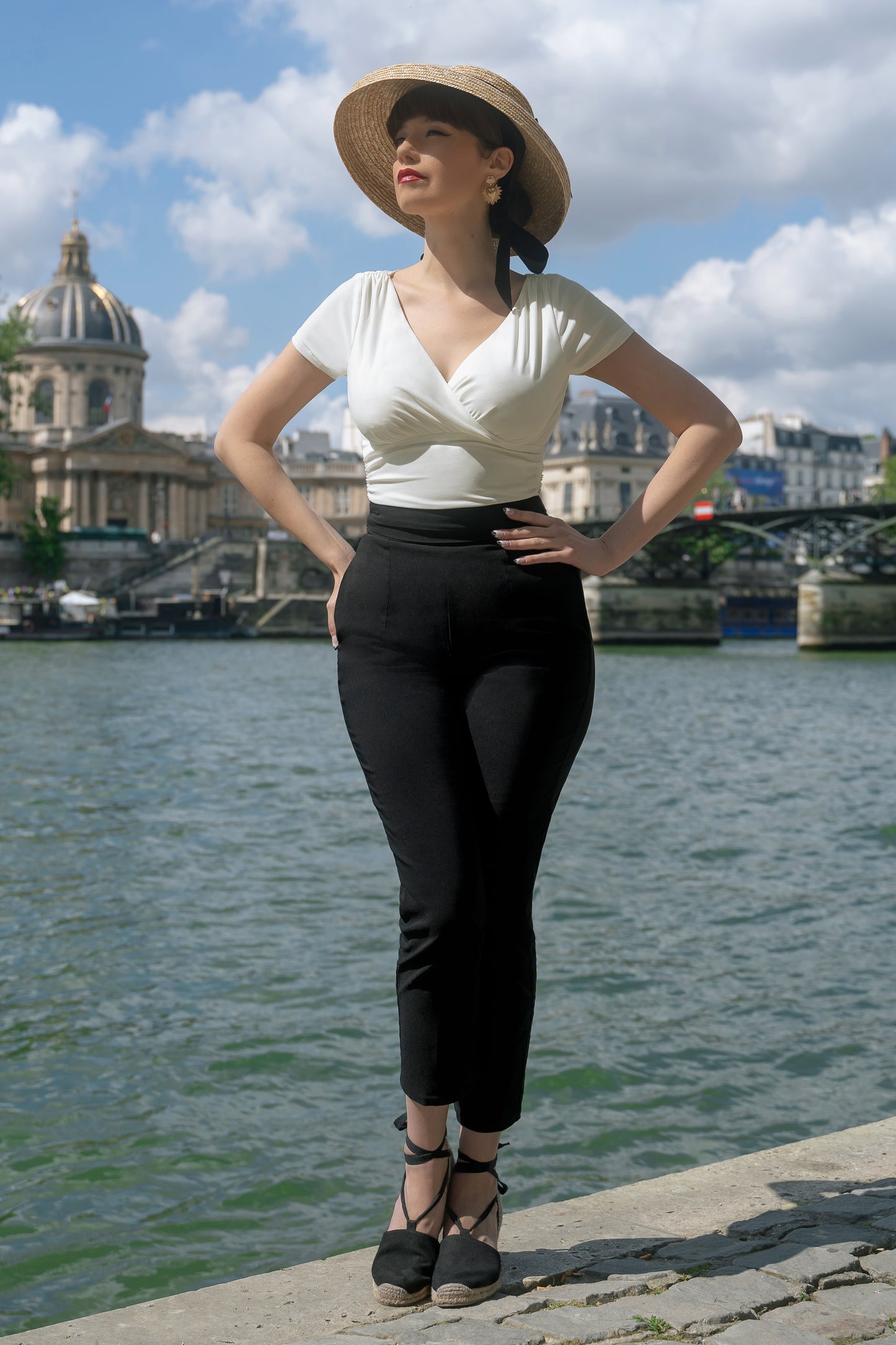 Lena Lynn Trousers in Black