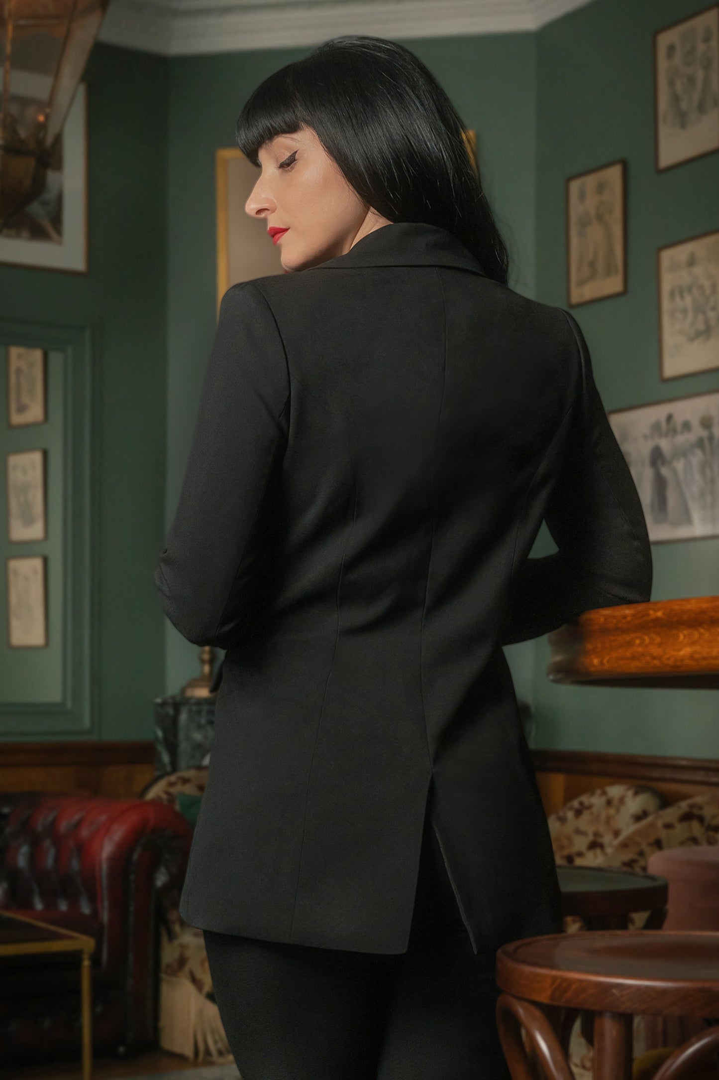 Marlene Blazer in Black