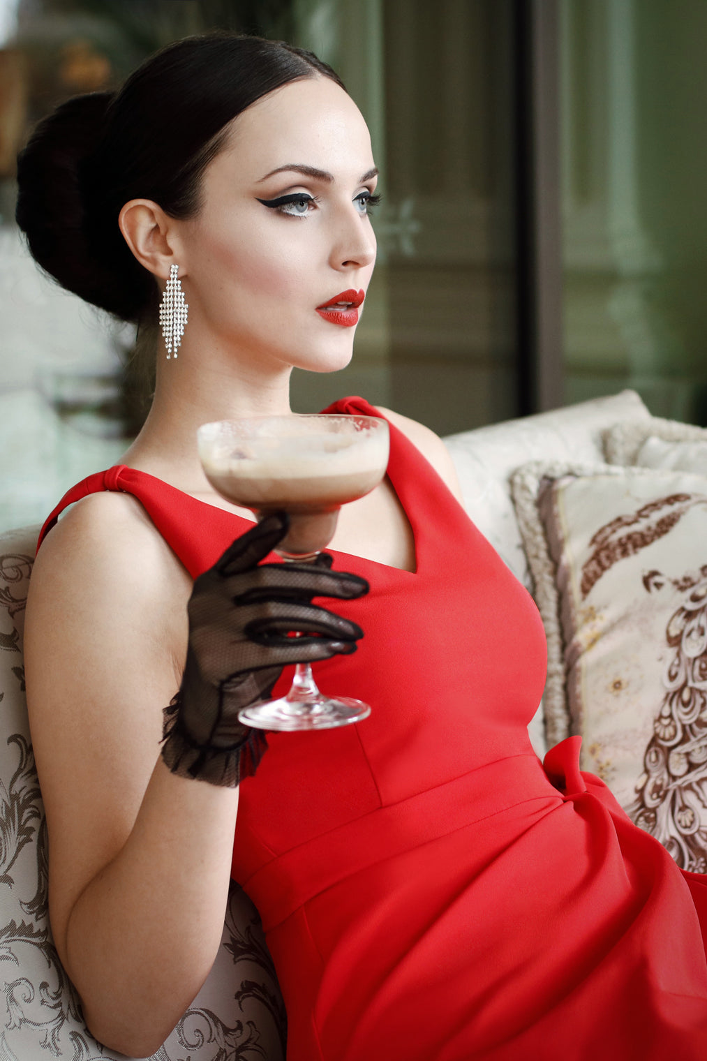 The Eve Dress in Red