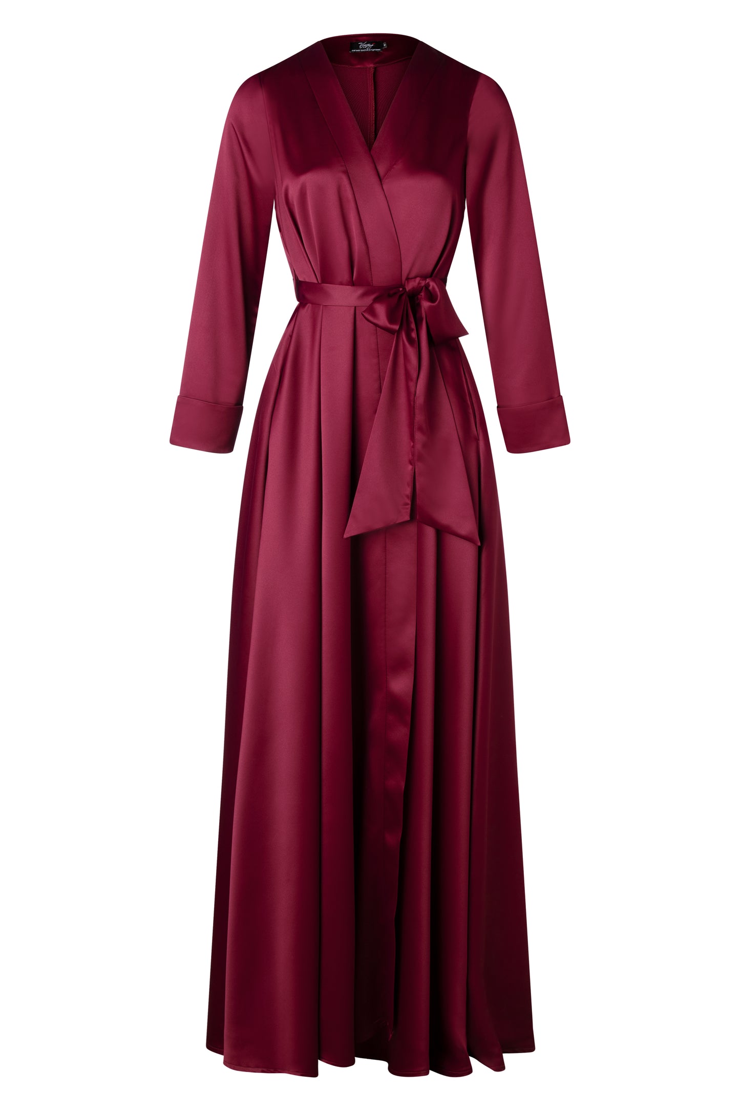 The Dita Peignoir in Wine