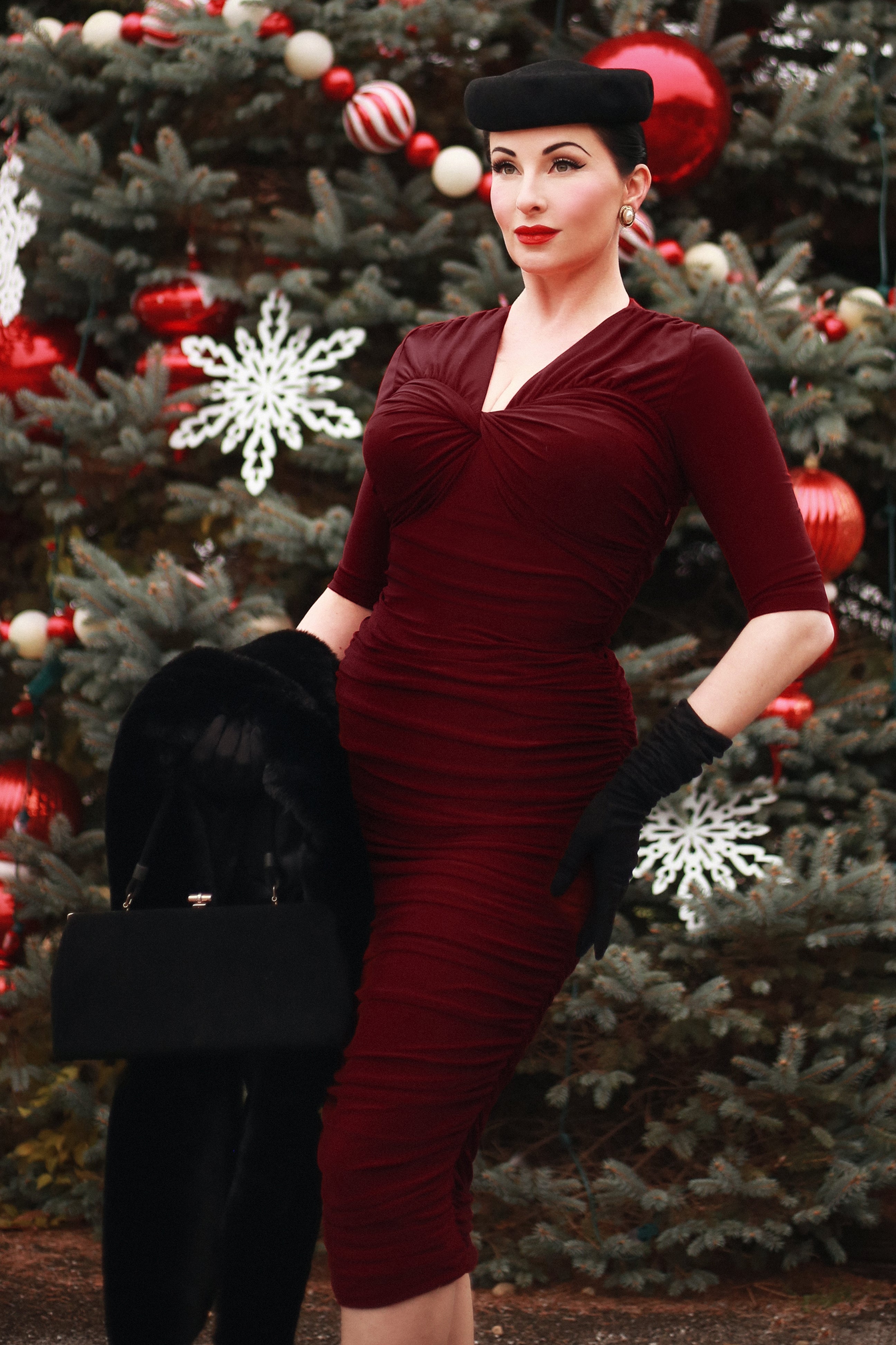 Christmas pencil outlet dress