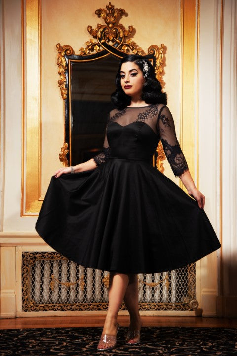 The Julia Swing Dress in Black The Julia Swing Dress in Black