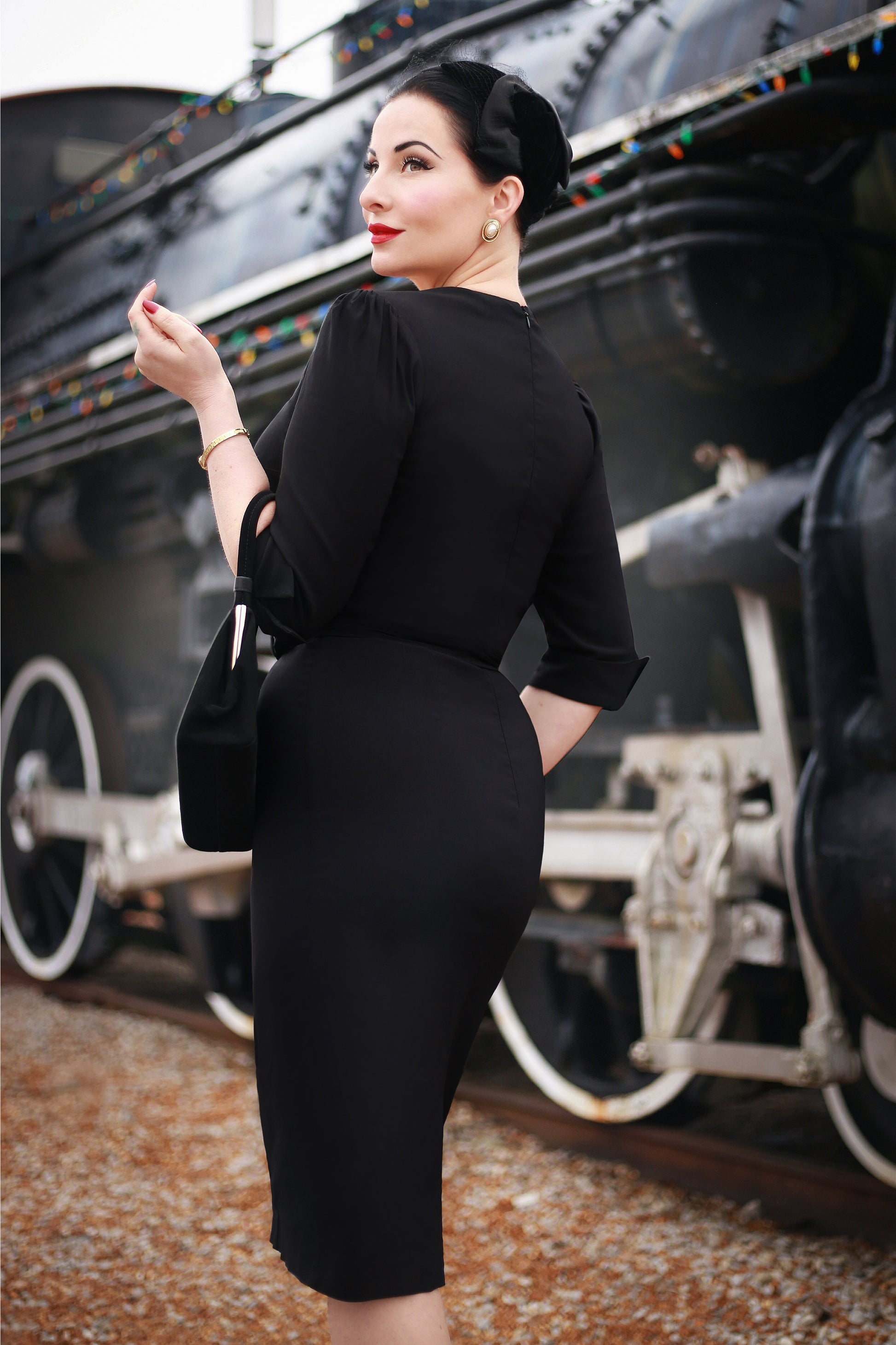 Vanity Pencil Dress in Black Vanity Pencil Dress in Black