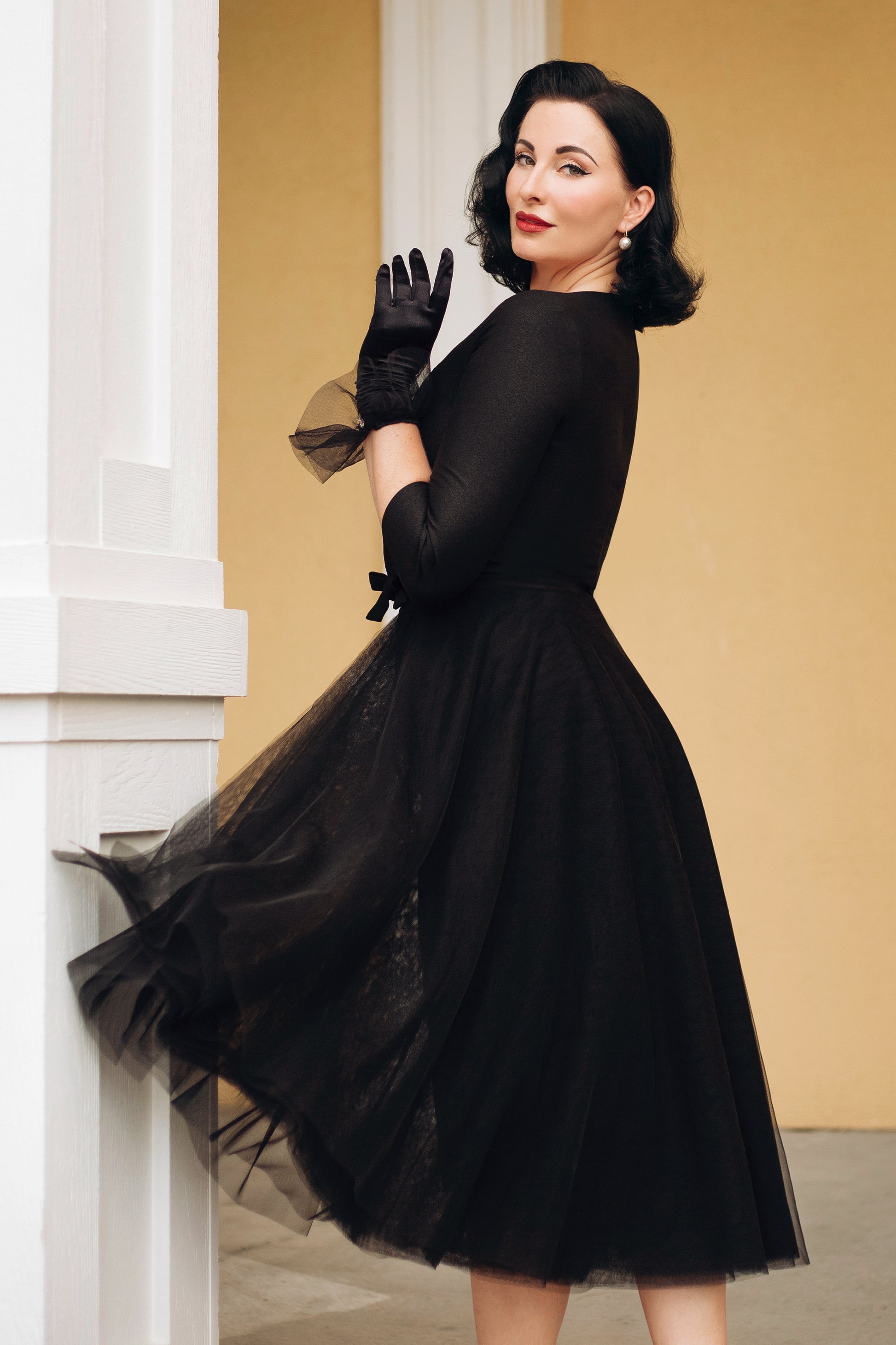 The Patrizia Pencil Dress in Black The Patrizia Pencil Dress in Black