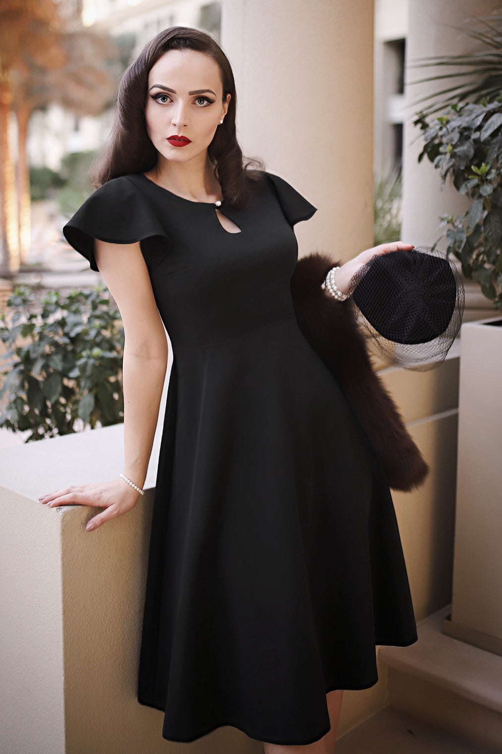 The Chérie Dress in Black