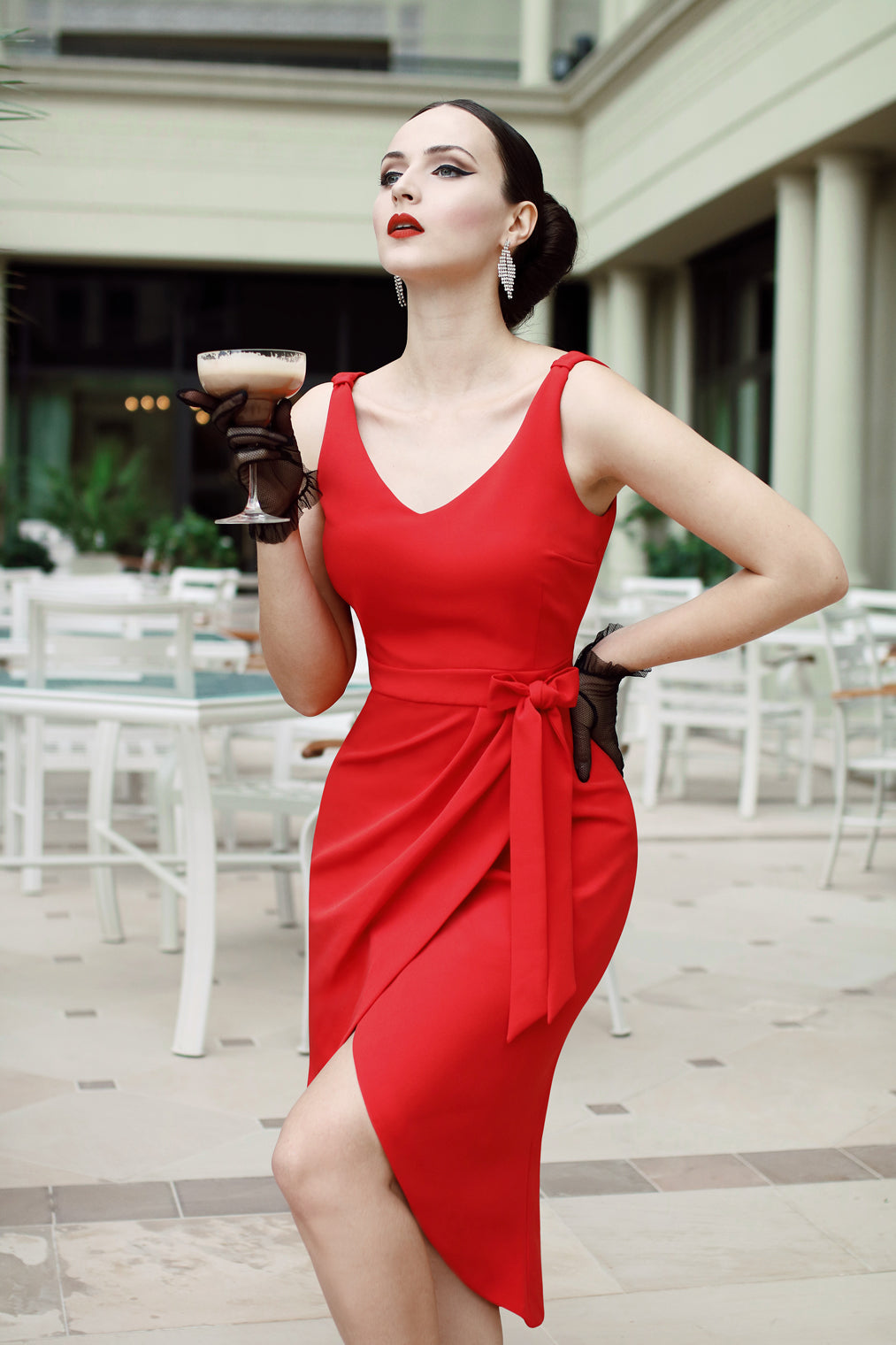 The Eve Dress in Red